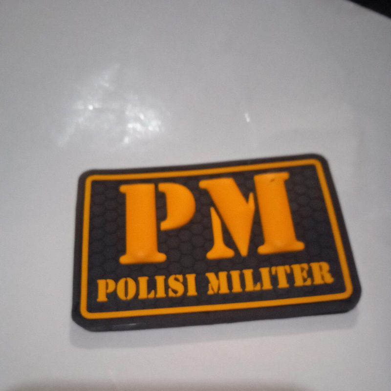 Patch Rubber Pm (Polisi Militer)