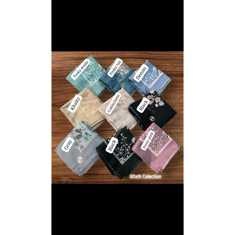 Alfath - Hijab Ultra Silky / Voal Motif