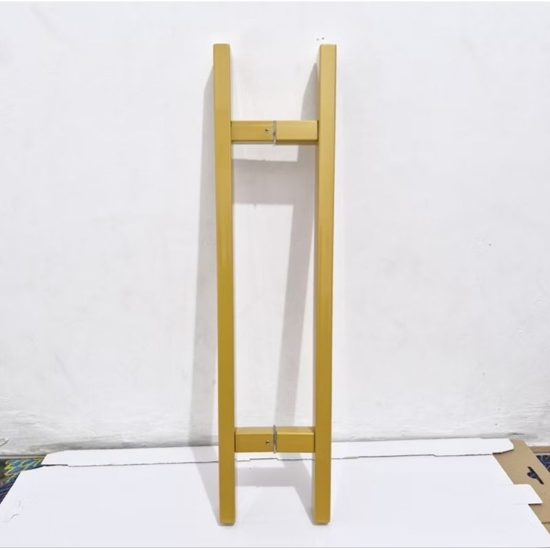 Handle pintu stainless panjang 150 cm 150cm gold powder coating gagang pintu pegangan pintu kaca kay
