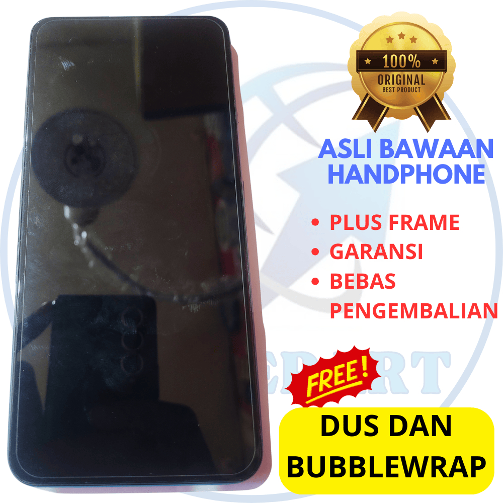 lcd vivo v15 original copotan plus frame - ori cabutan asli bawaan