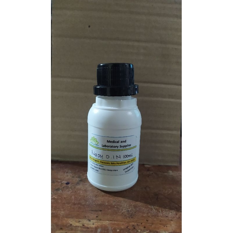 NaOH 0.1 N 100ml (Normalitas)