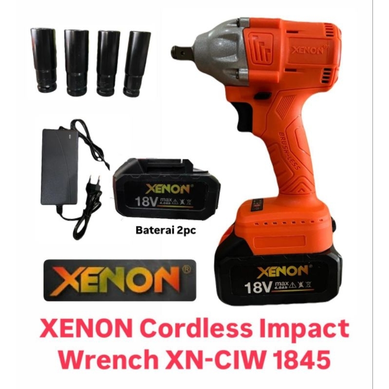 XENON Cordless Impact Wrench XN-CIW 1845 2baterai