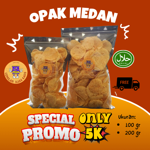 

Opak Medan 100 gram