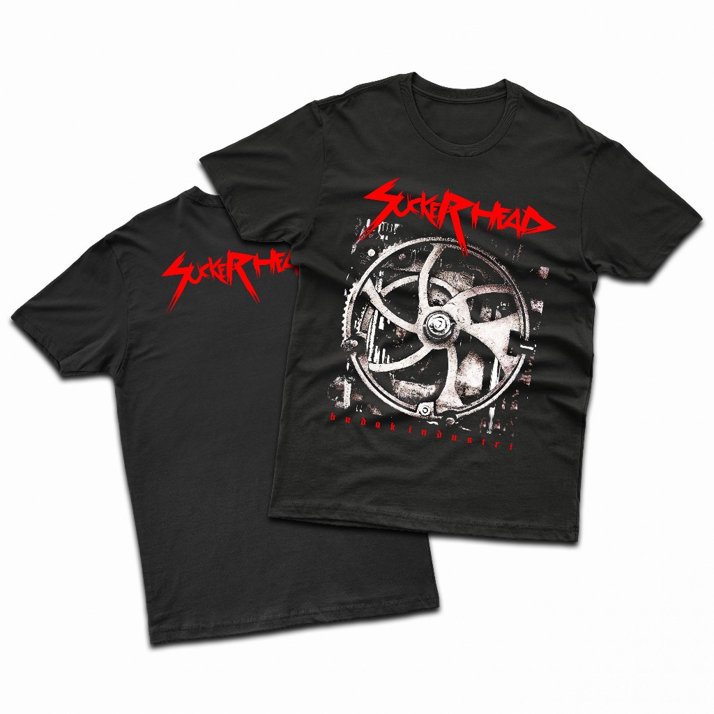 Kaos Band Rock SUCKERHEAD | Baju Metal Suckerhead bahan cotton combad 24s tebal | Kaos Music Metal |