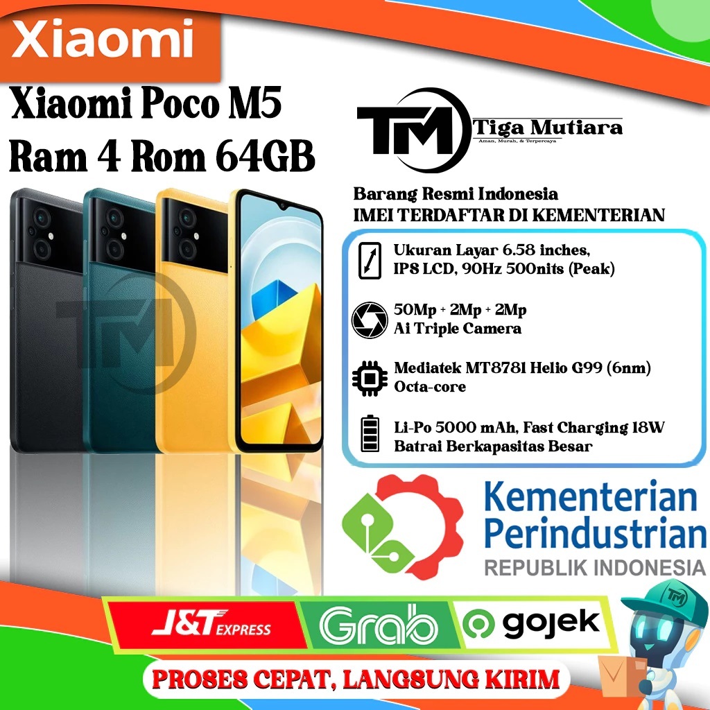 Xiaomi Poco M5 Ram 4/64GB | Ram 4/128GB