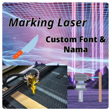 

Marking Laser Pisau Custom Font dan Nama