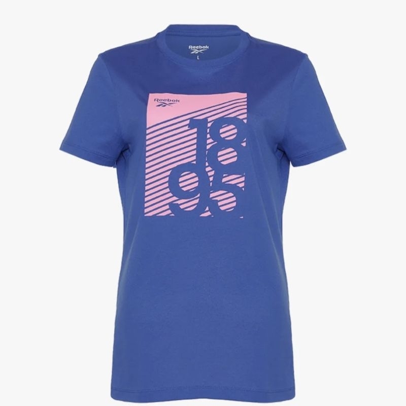 Reebok Womens T-Shirt - Blue REEX4WT1003L