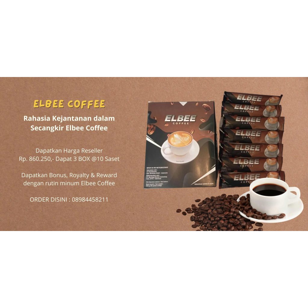 

DISCOUNT HINGGA 25% JIKA BELI 2 BOX KOPI ELBI | ELBEE COFFEE | ELBI COFFEE | KOPI ELBEE 1 BOX