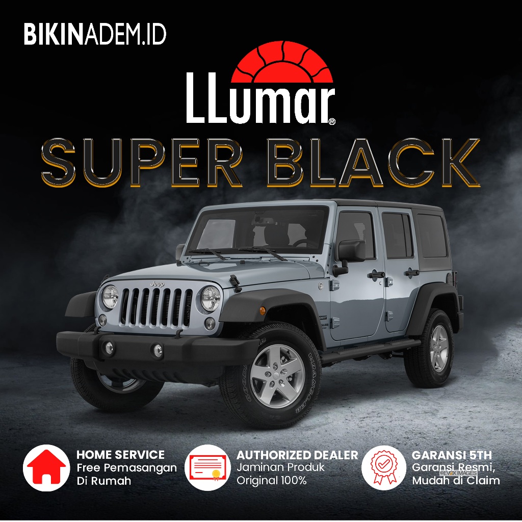 Kaca Film Llumar Super Black Original