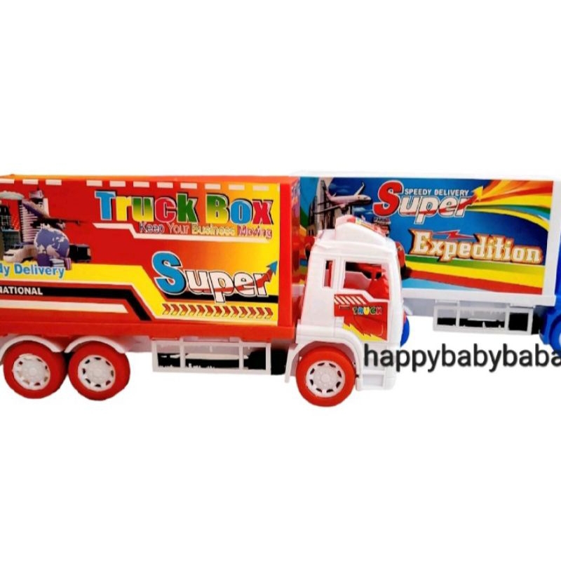 Mainan Truck Box Single JSP 2040 / Box Gandeng JSP 2096