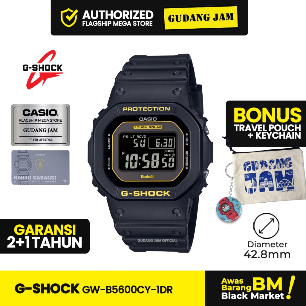 Jam G-Shock Original GW-B5600CY-1DR GW-B5600 GWB5600CY GWB5600 Garansi Resmi 2 Tahun