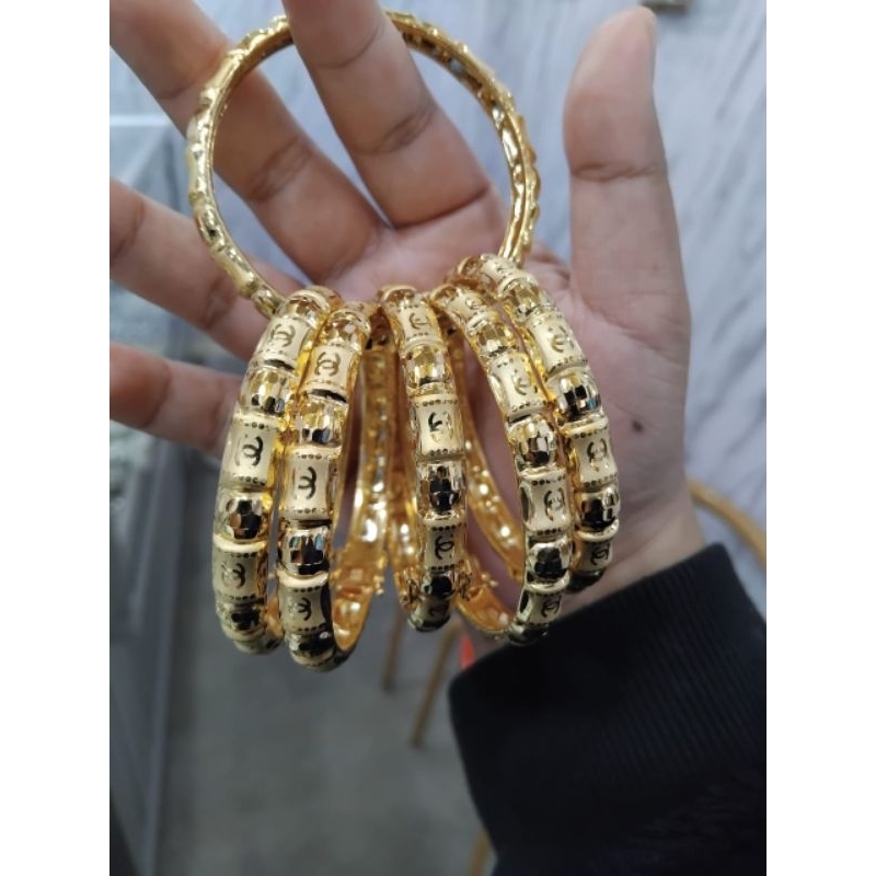 gelang keroncong perak crome