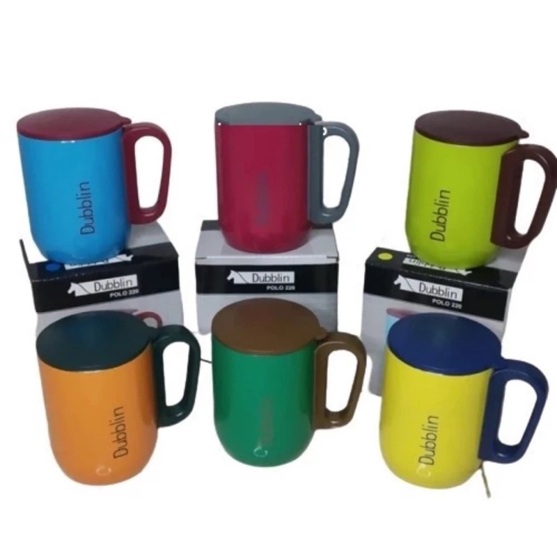 Mug Stainless Stell Dubblin Tahan Panas & Dingin