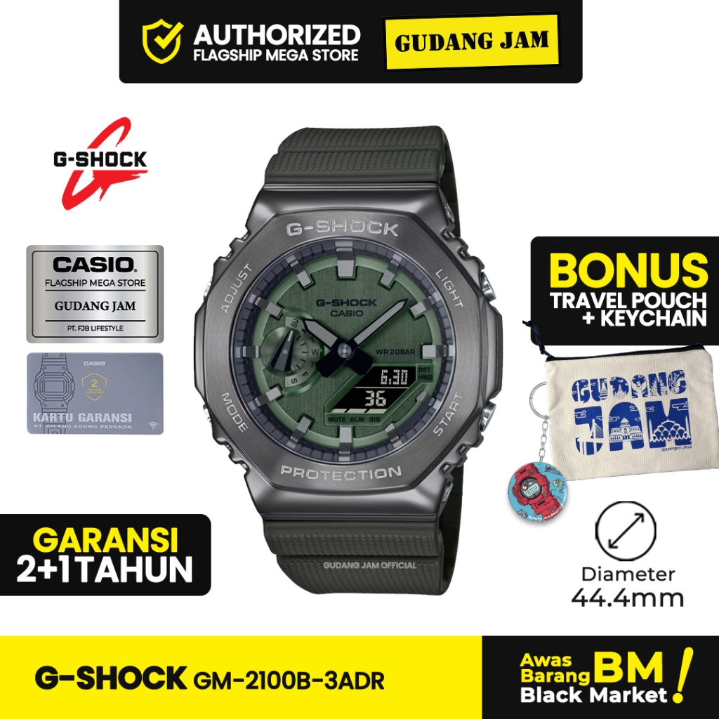 Jam Tangan G-Shock GM-2100B-3ADR GM-2100B GM-2100 GM2100B GM2100 GM 2100B