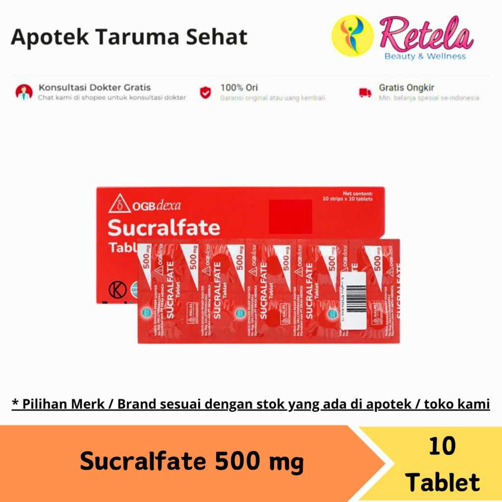 SUCRALFATE 500MG - 10 TABLET