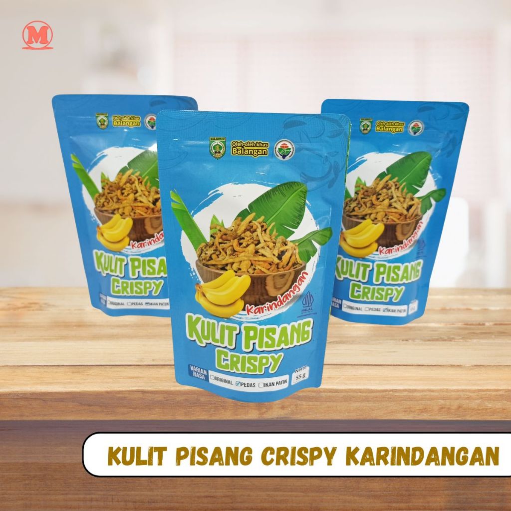 

Kulit Pisang Crispy Merek Karindangan