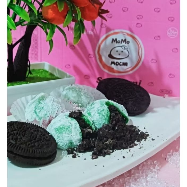 

MoMo Mochi varian Oreo isi 15