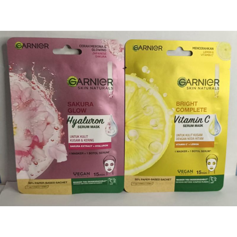 RO | GARNIER Serum mask / Serum sheet mask / Masker wajah