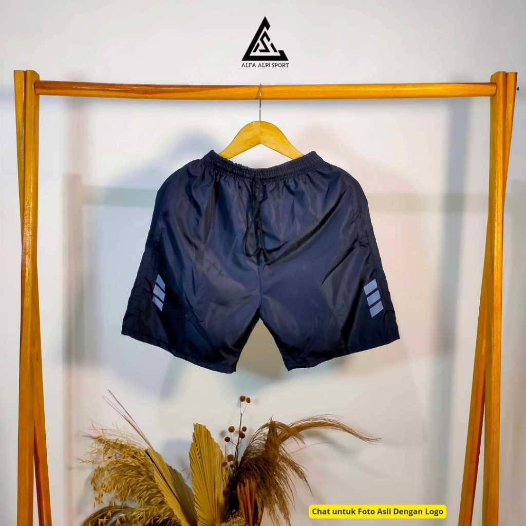Celana Pendek Olahraga Pria Bahan Despo Parasut Waterproof Logo UA / Celana Sport Pria Bahan Parasut