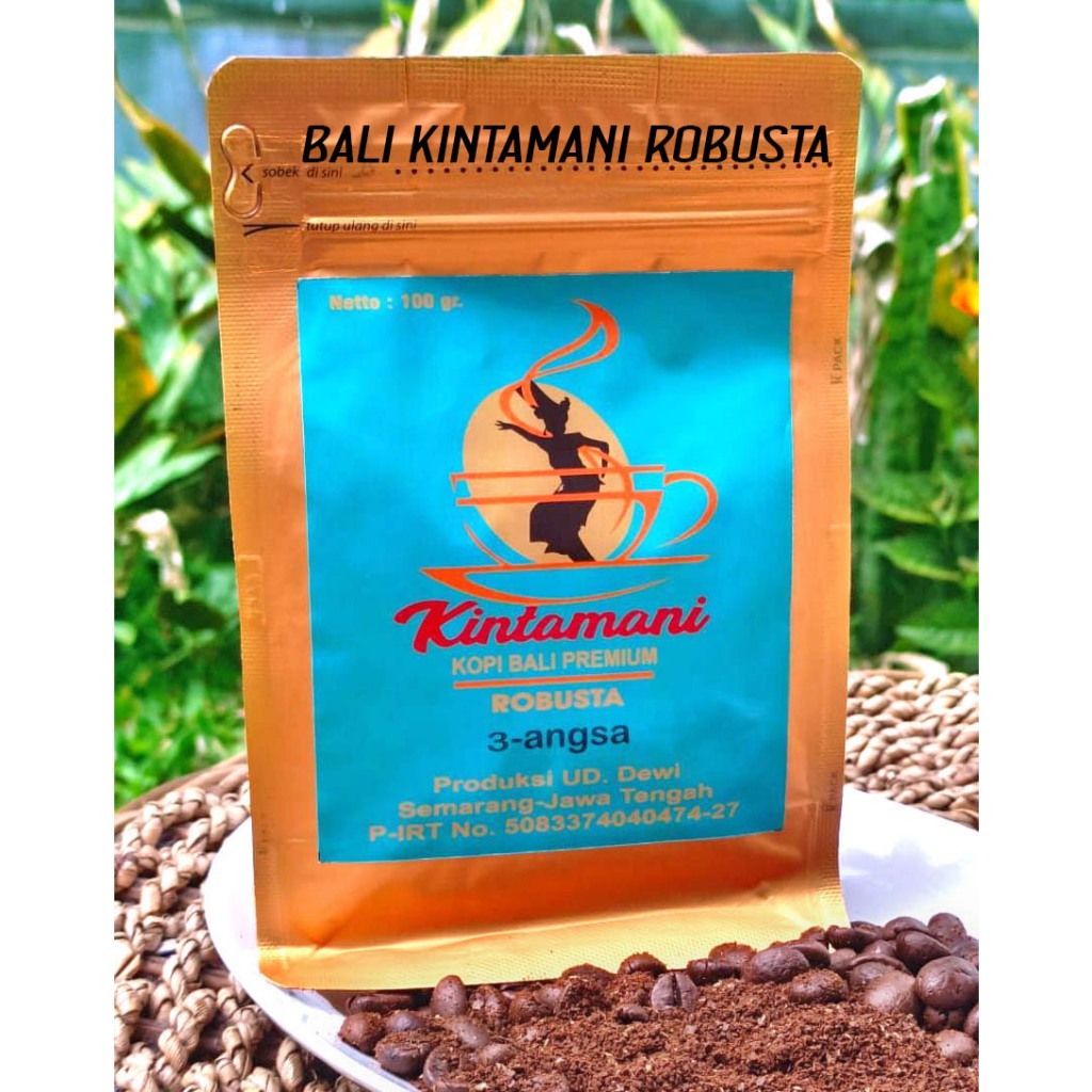 

Kopi Bubuk BALI KINTAMANI Robusta 100gr