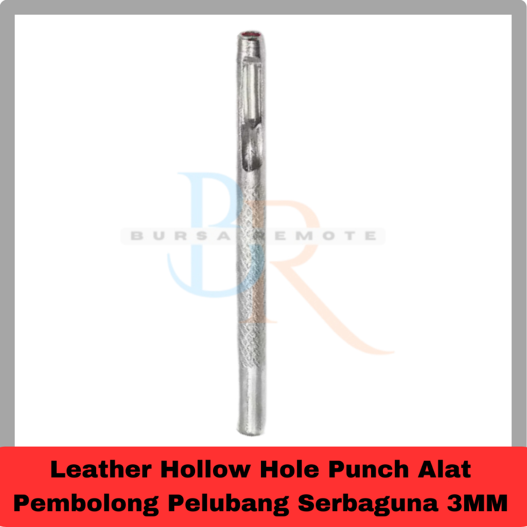 

Leather Hollow Hole Punch Alat Pembolong Pelubang Serbaguna Ukuran 3MM 5Pcs