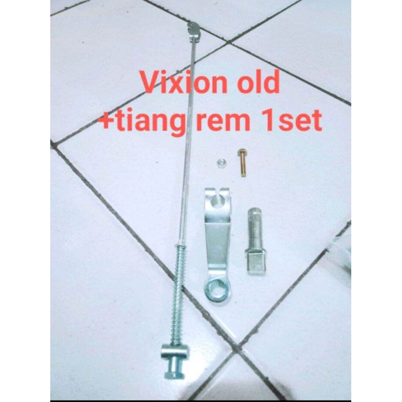 1set paha rem Yamaha+tiang rem belakang Yamaha Vixion old/lama scorpio
