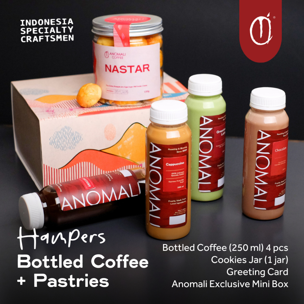 

Anomali Coffee Exclusive Mini PAKET Kopi Botol 250ml - Kue Kering Hampers
