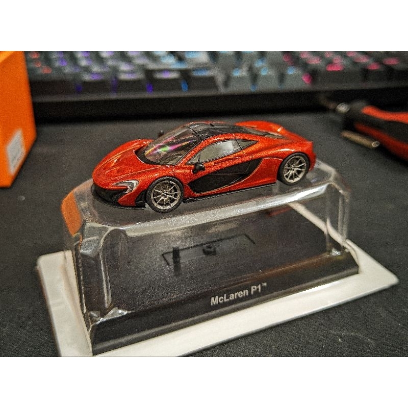 Kyosho Mclaren P1 orange velg p64 diecast 1/64