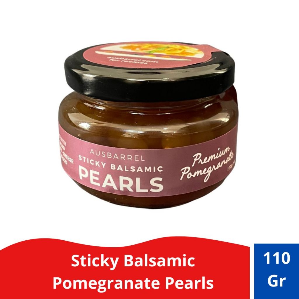 

Sticky Balsamic Pomegranate Pearls- Cuka Itali mix buah delima 110gr Rp123.300