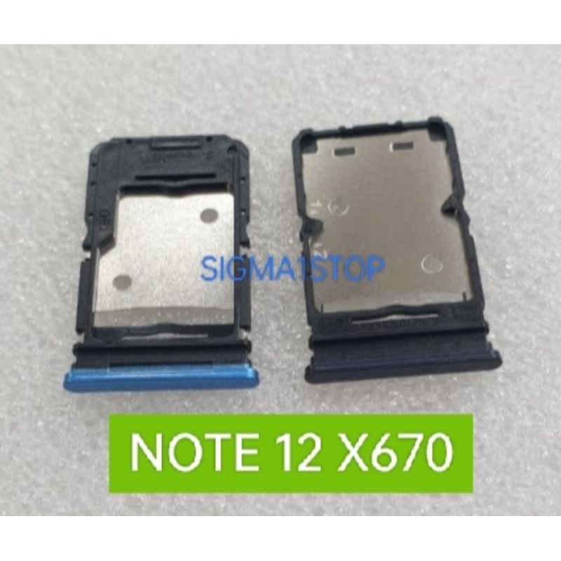 INFINIX NOTE 12 X670 SIM TRAY TEMPAT KARTU LACI CARD HOLDER SH