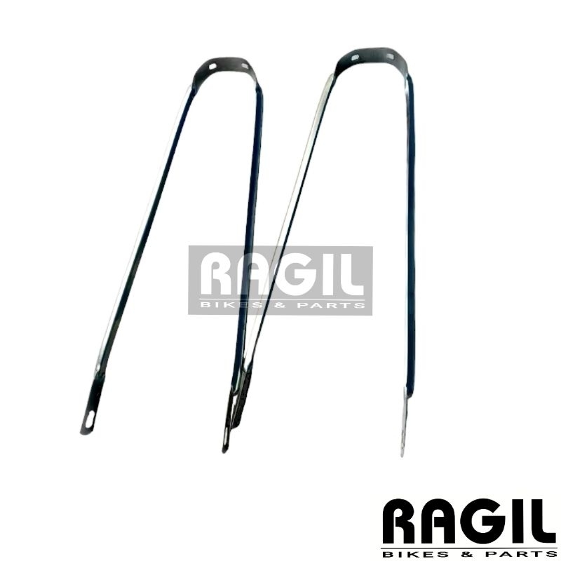 CAGAK TIANG SPAKBOR SEPEDA ONTHEL KROM CHROME JOWO 28 ONTEL STAINLESS STENLIS 1 BIJI