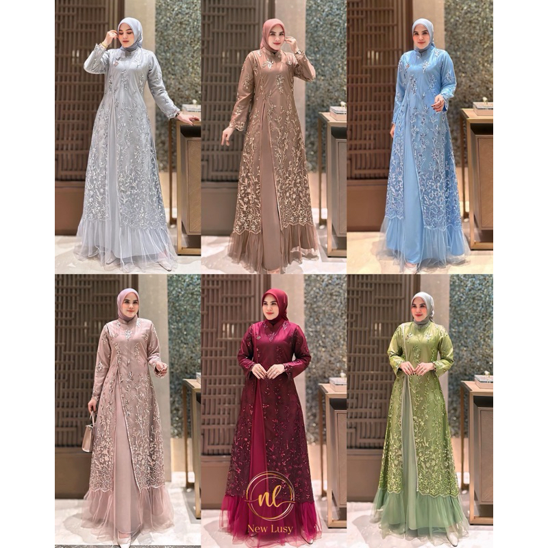 Brand New Lusy by NF Boutique •Koleksi Terbaru Brand New Lusy •Gamis Brand New Lusy •Abaya Brand New