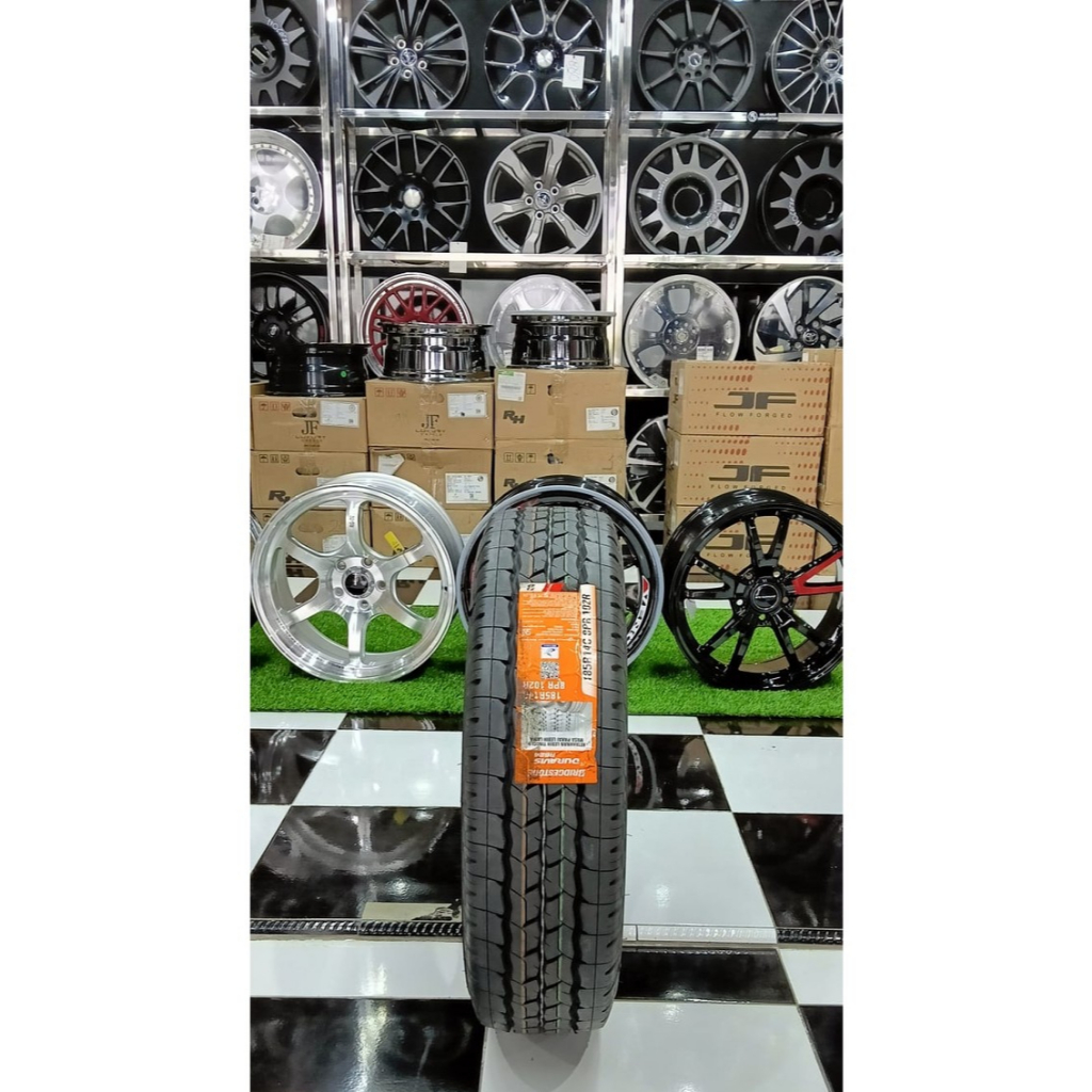 Ban Mobil Bridgestone Duravis 185 R14 8PR R624 L300 Panther Kuda New Carry Muatan Berat Ring 14