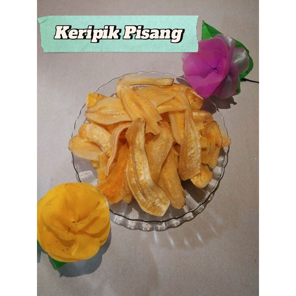 

KERIPIK PISANG GURIH RENYAH KRIYUK BANGET - 250 GRAM KERIPIK PISANG AMANAH SNACK