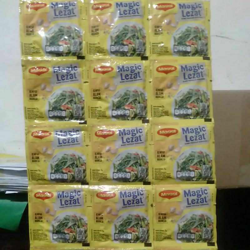 

magic Lezat 7gr 1 renceng isi 12 pcs