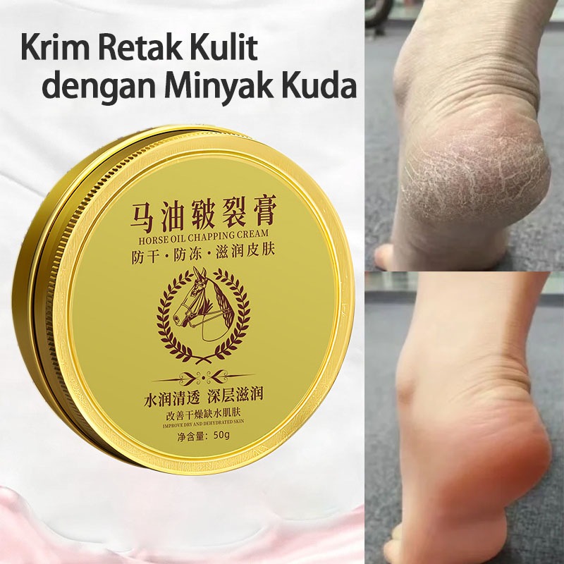 Krim tangan kaki minyak kuda krim tangan kaki yang pecah-pecah krim tangan anti-kedut yang