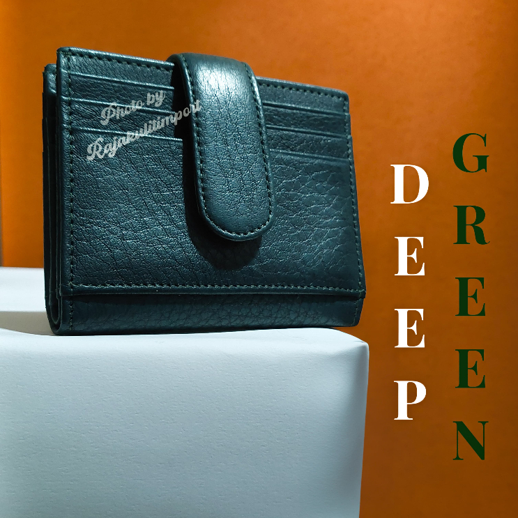 C.A.R.D WALLET SERIES DEEP GREEN- DOMPET KARTU-DOMPET WANITA-DOMPET LIPAT-DOMPET KARTU WANITA-DOMPET