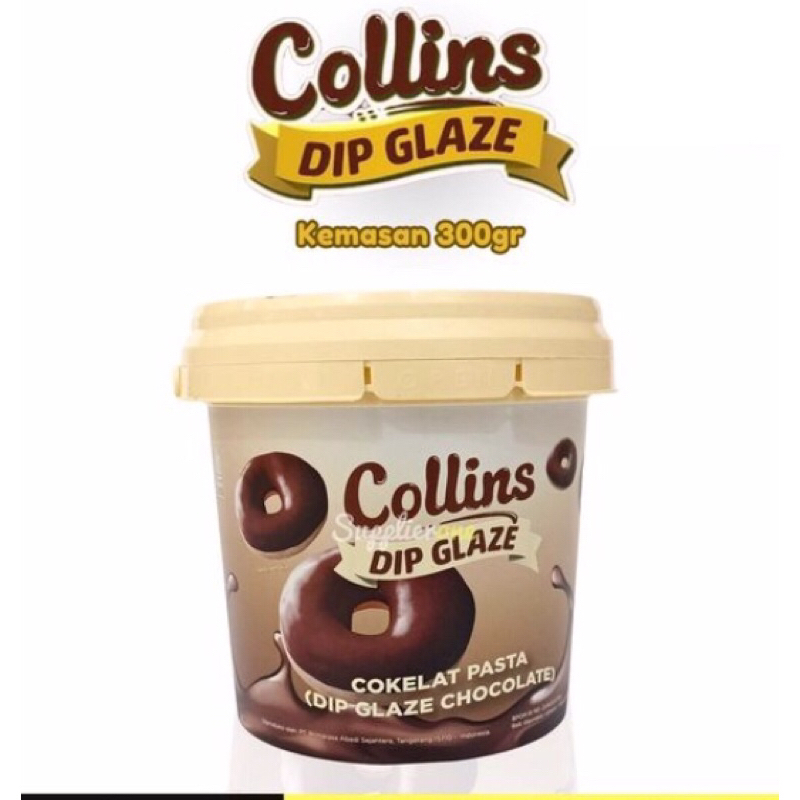 

Collins Dip Glaze Coklat 300g | Dip Glaze | Topping Donat