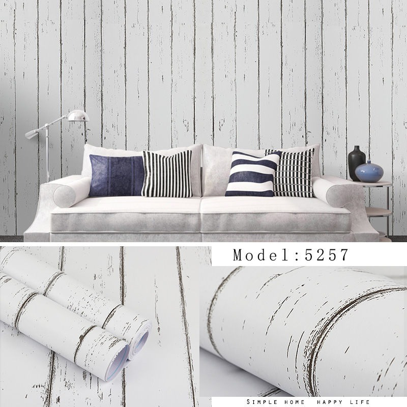 Wallpaper Dinding Motif Kayu Triplek Plywood