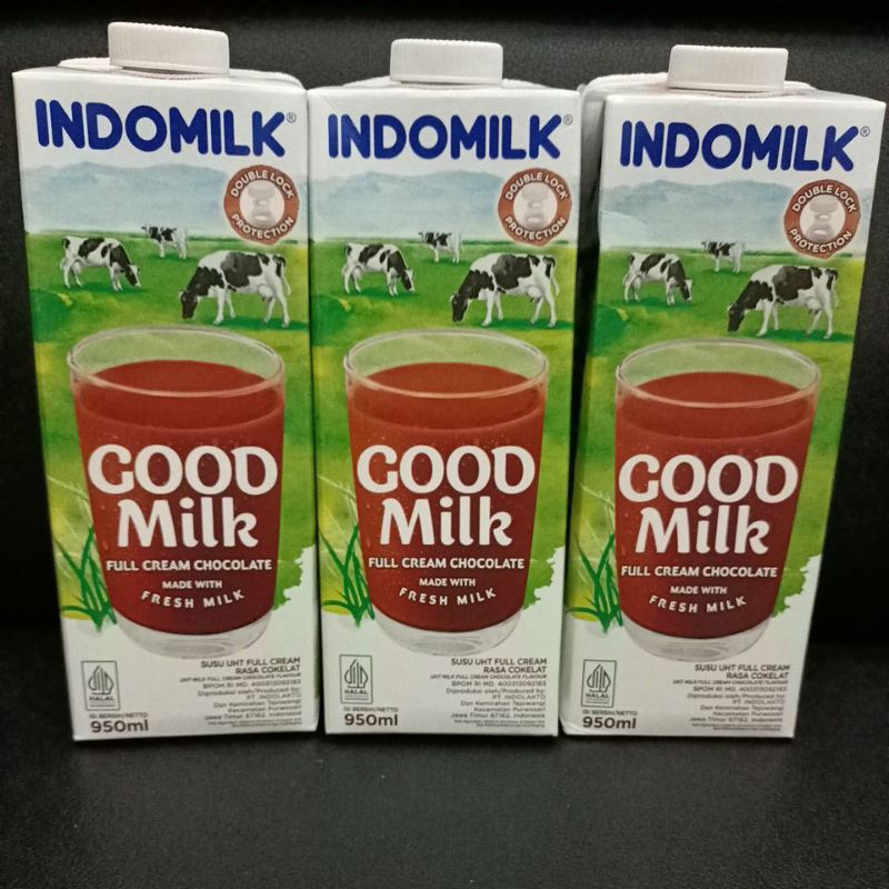 

Susu Indomilk GOODMILKCOKLAT950ML