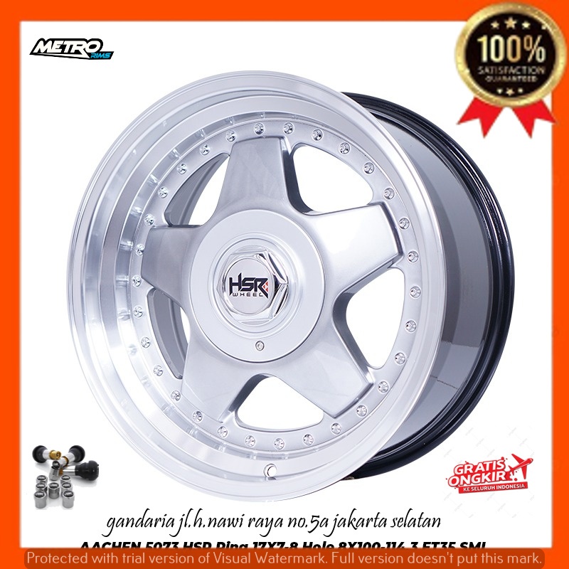 VELG PELEK RACING R17 RING 17 CELONG UNTUK MOBIL VIOS CITY SIRION SIGRA CALYA AGYA DLL HSR AACHEN