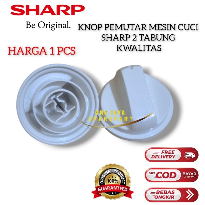SHARP ES-T75MW Knop Pemutar Mesin Cuci Sharp Tombol Putaran Timer Mesin Cuci Sharp 2 Tabung