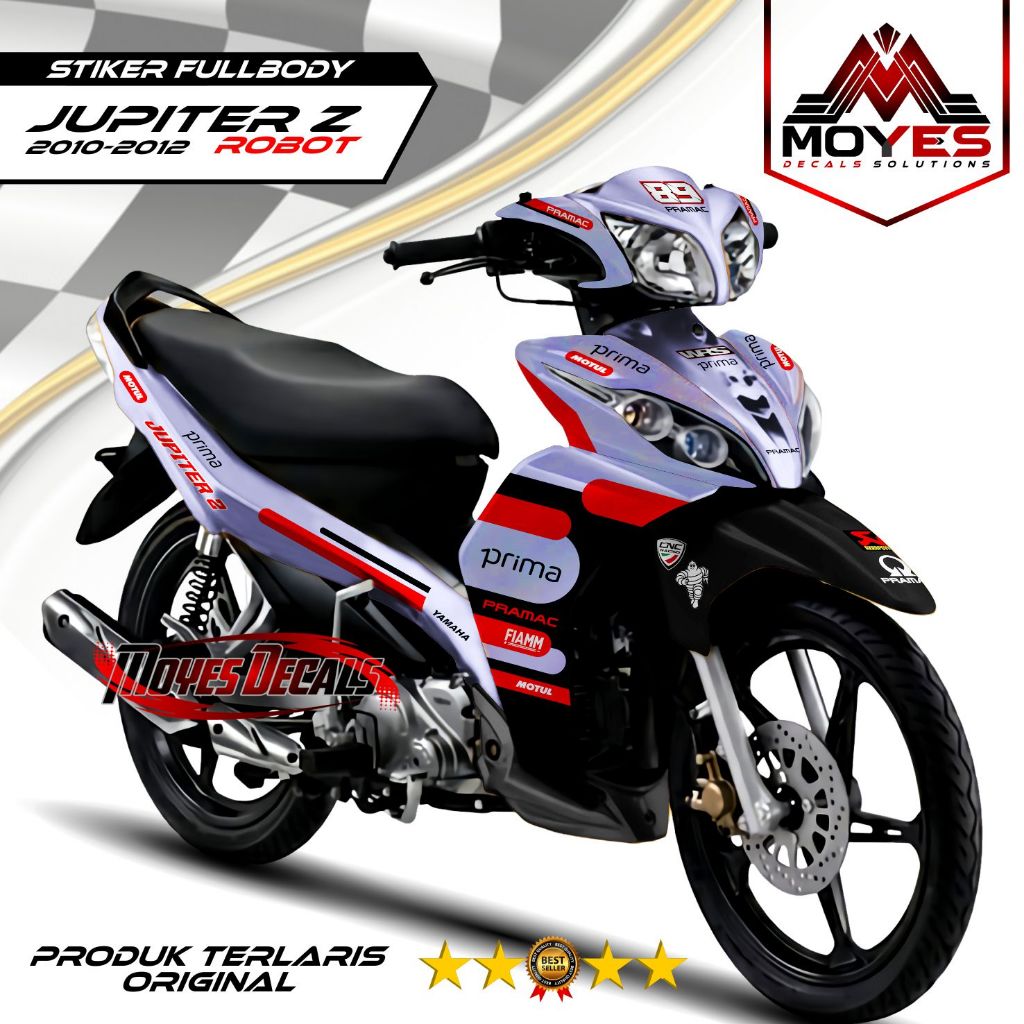 FROMO CO Decal Jupiter Z Robot 2010 Fullbody / Stiker Variasi Jupiter Z Robot 2011 / Decal Yamaha Ju
