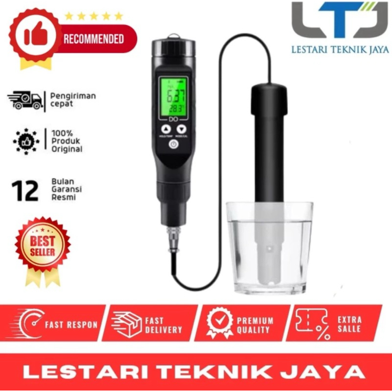 Dissolved Oxygen Meter DO9100 DO Tester Oksigen Water Air Disolved O2