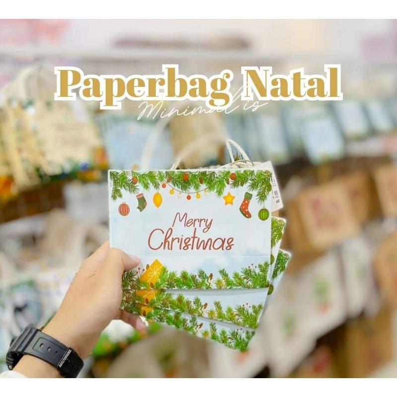 

Paperbag Natal Merry Christmas Isi 3