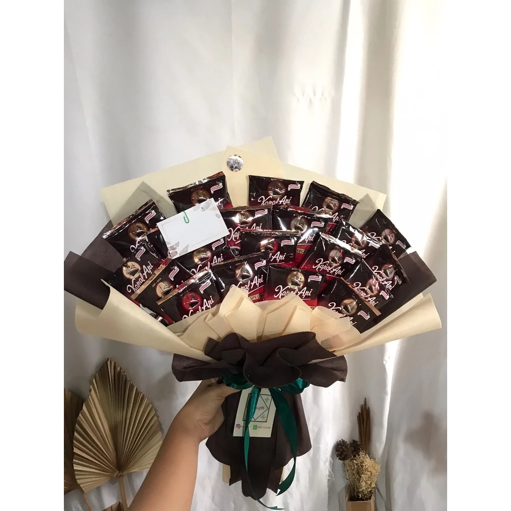 

Buket 20 sachet kopi kapal api | Buket kopi top | Buket murah | Buket ulang tahun