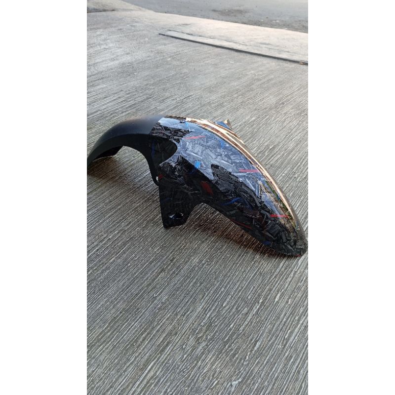 Selebor spakbor depan R15 carbon forget forged selebor r15 PNP mp Tiger gl cb ninja carbon forget fo