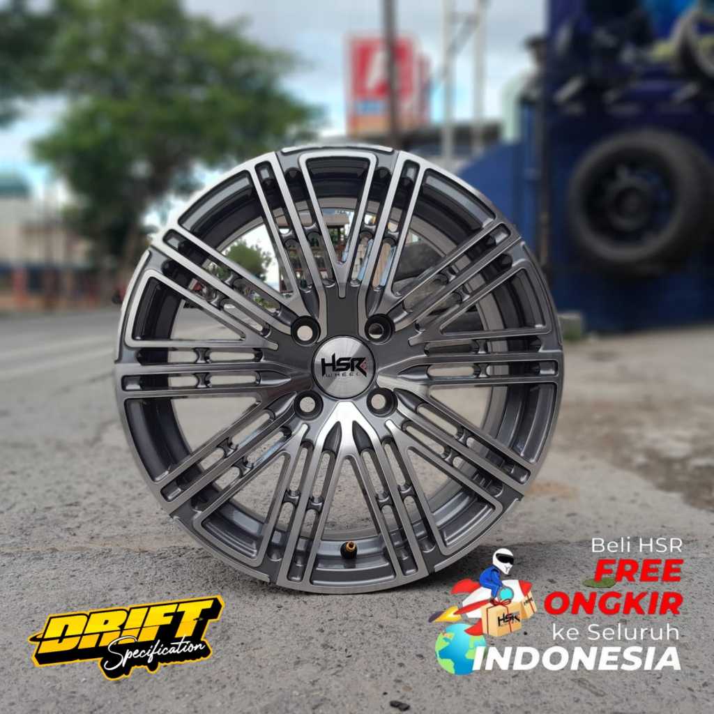 Velg Mobil HSR Tomok Ring15 H4X100 - Velg Brio Agya Calya Ayla