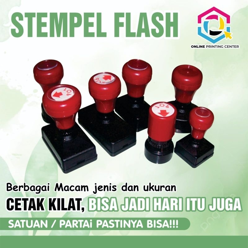 

STEMPEL FLASH CUSTOM MURAH CEPAT BERKUALITAS