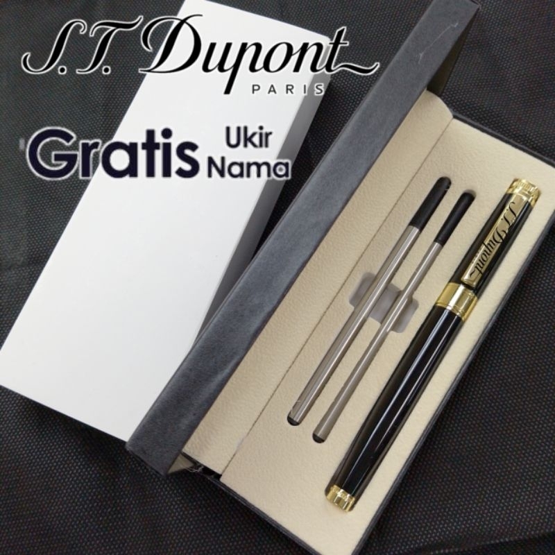 

Pulpen Mewah St Dupont RB With 2 Refill Pen Gratis Grafir Nama Dan Box Exlusive